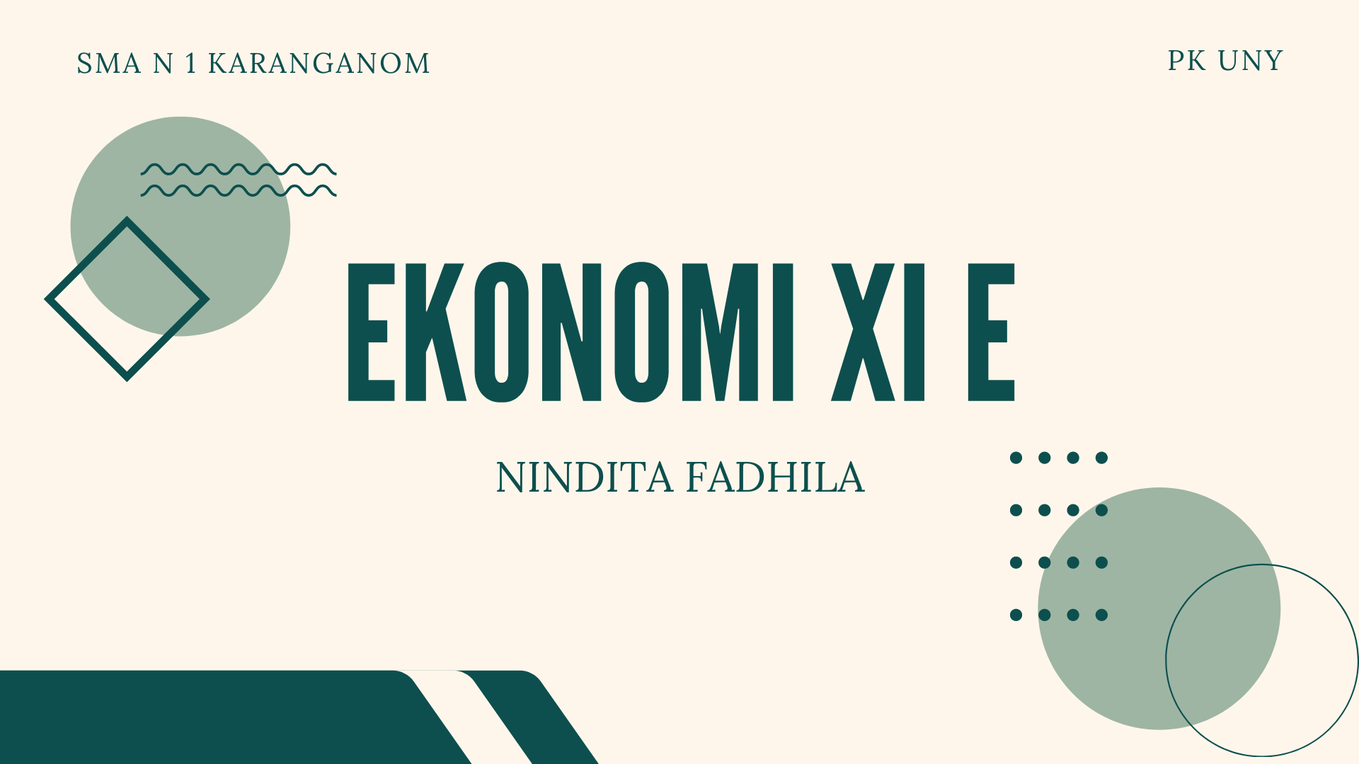 EKONOMI XI E